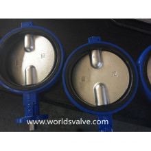Double Stem Wafer Type Butterfly Industrial Valve with CE & ISO
